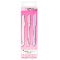 Kit Aparat de ras pentru sprancene, 3 bucati, Brushworks
