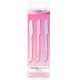 Kit Aparat de ras pentru sprancene, 3 bucati, Brushworks 729435