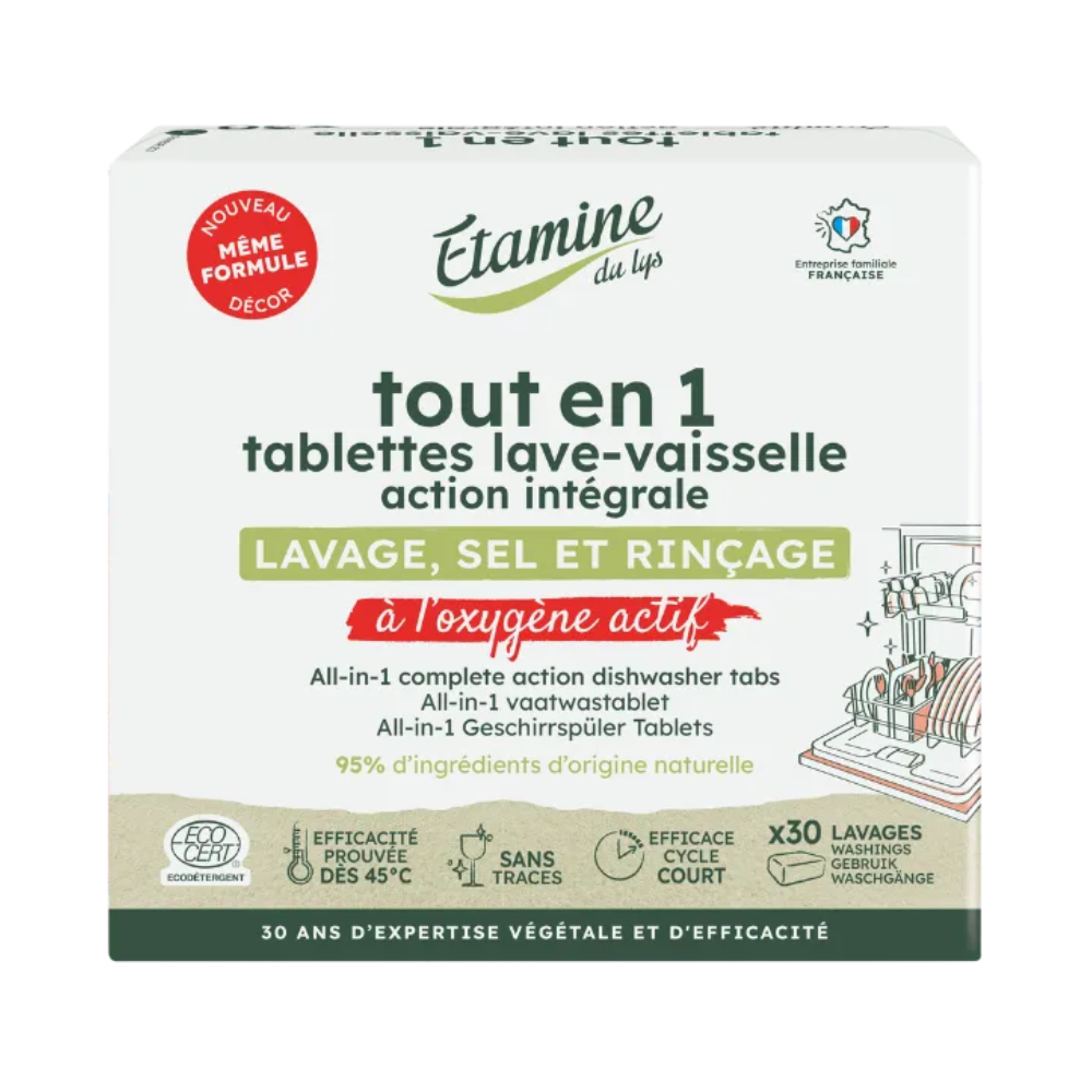 Tablete pentru masina de spalat vase All in One, 30 bucati, Etamine