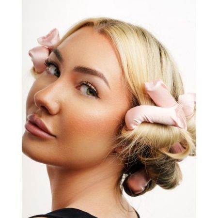 Set pentru ondularea parului fara caldura Flexi Curlers, 6 bucati, Brushworks 729473