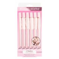 Set pentru ondularea parului fara caldura Flexi Curlers, 6 bucati, Brushworks