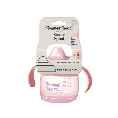 Cana Starter Spout, Roz, + 4 luni, 150 ml, Tommee Tippee 729519