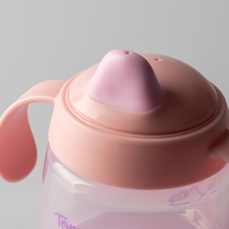 Cana Starter Spout, Roz, + 4 luni, 150 ml, Tommee Tippee 729523