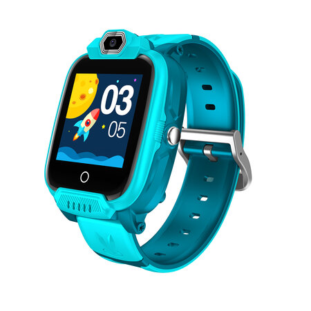 Smartwatch compact pentru copii cu funcții 4G, Camera si GPS Jondy KW-44, Verde, Canyon 729560