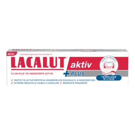 Pasta de dinti Aktiv Plus, 75 ml, Lacalut