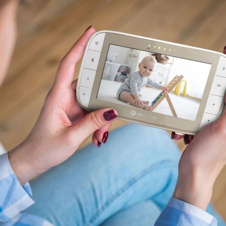 Dispozitiv de monitorizare video pentru bebelusi, White, VM50G, Motorola 729691