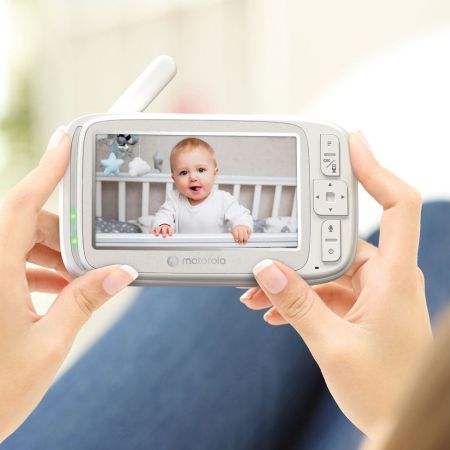 Dispozitiv de monitorizare video pentru bebelusi, White, VM75, Motorola 729699