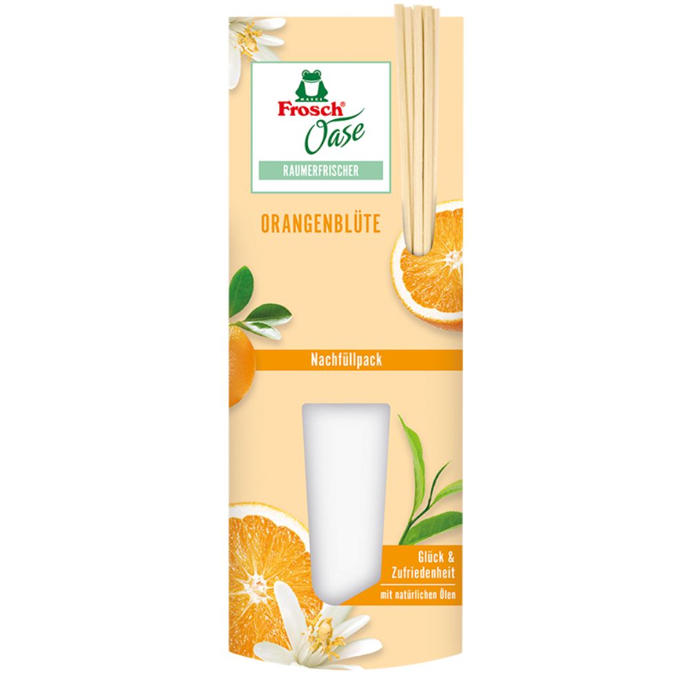 Odorizant de camera cu parfum de portocala Refill, 90 ml, Frosch