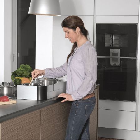 Protectie adeziva din aluminiu pentru aragaz, 57-90 cm, Safe and Care 729762
