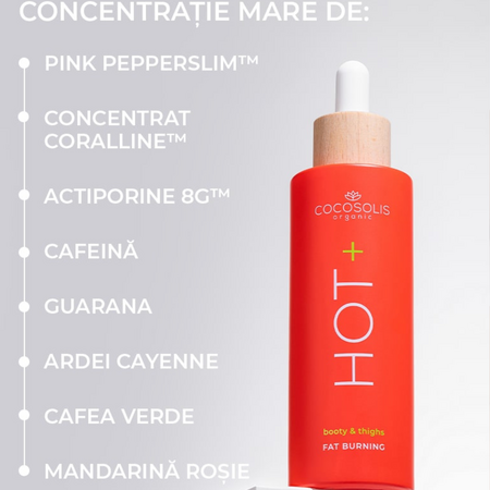 Ser termo pentru slabire Fat Burning HOT+, 100 ml, Cocosolis 729800