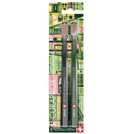 Pachet periute de dinti CS 5460 Ultra Soft, 2 bucati, Curaprox