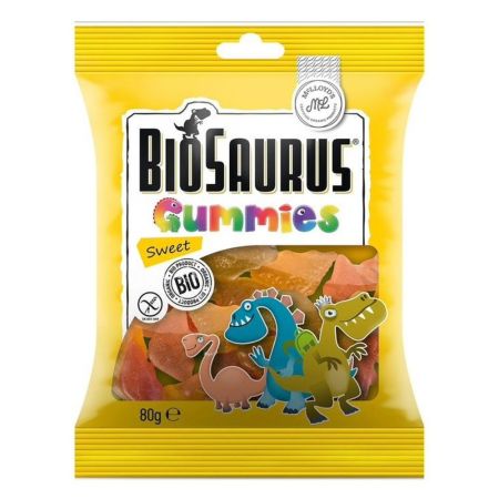Jeleuri aromate dulci Bio Biosaurus, 80 g, Mc Lloyd's