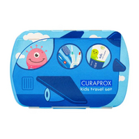 Set de calatorie pentru copii, Blue, Curaprox