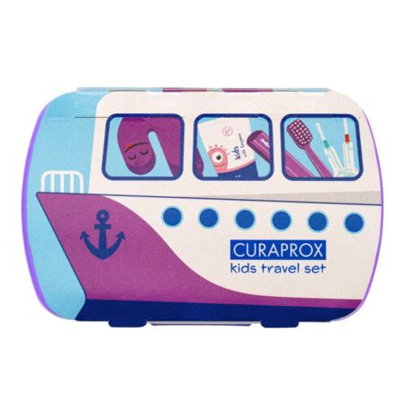 Set de calatorie pentru copii, Purole, Curaprox