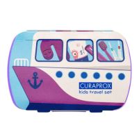 Set de calatorie pentru copii, Purple, Curaprox