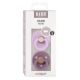 Set 2 suzete cu tetina rotunda Colour Latex, Mauve/Violet Sky, 0 luni+, Bibs 729863