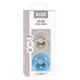 Set 2 suzete cu tetina rotunda Colour Latex, Mushroom/Breeze, 0 luni+, Bibs 729869