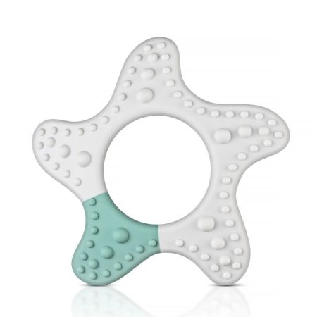 Inel de dentitie pentru masaj si calmare, + 3 luni, 1 bucata, Reer