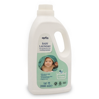 Detergent de rufe lichid Eco pentru bebelusi, fara parfum, 40 spalari, 2 litri, Apfia Care