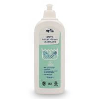 Detergent lichid pentru biberoane si vesela Natural, 50 spalari, 500 ml, Apfia Care