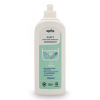 Detergent lichid pentru biberoane si vesela Natural, 50 spalari, 500 ml, Apfia Care