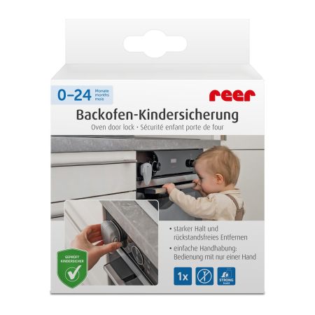 Protectie deschidere usa cuptor, Gri, + 0 luni, 1 bucata, Reer
