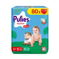 Scutece Pants Fashion, Nr. 5, 12 - 17 Kg, 80 bucati, Pufies