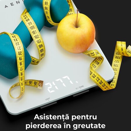 Cantar de bucatarie alb, AKS0001S, Aeno 729939