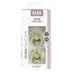 Set 2 suzete cu tetina rotunda Colour Studio, Sage, Stripe, 0 luni+, Bibs 729990