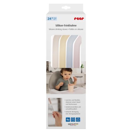 Set 4 paie de baut din silicon, + 24 luni, Reer 729998