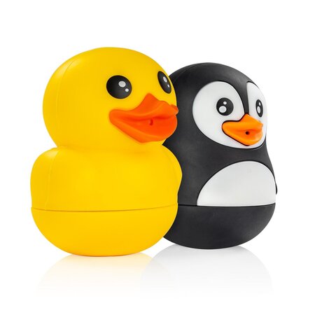 Set jucarii de baie din silicon pentru bebelusi, MyHappyBath Toys, 6 luni+, Reer 730012