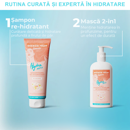 Sampon hidratant pentru par uscat si deteriorat, Monoi, 250 ml, Energie Fruit 730046