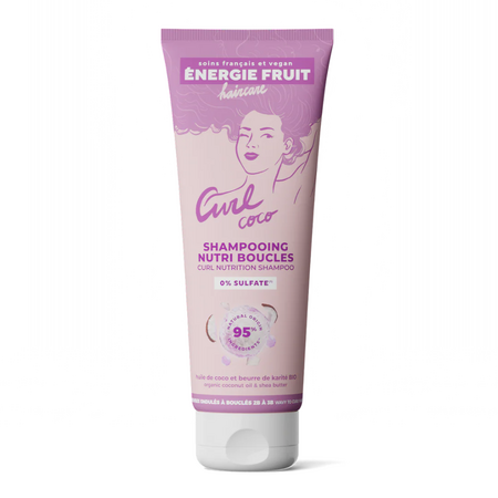 Sampon hranitor pentru par ondulat si cret, Curl Coco, 250 ml, Energie Fruit