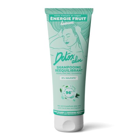 Sampon detoxifiant pentru par gras, Detox Aloe, 250 ml, Energie Fruit