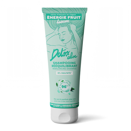 Sampon detoxifiant pentru par gras, Detox Aloe, 250 ml, Energie Fruit