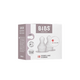 Set 2 tetine din silicon pentru biberon, flux lent, Bibs 730068