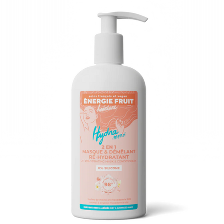 Masca si balsam hidratant 2in1 par uscat si deteriorat, Manoi, 300 ml, Energie Fruit