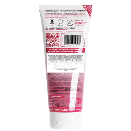 Masca 2in1 pentru stralucire intensa si descurcare, Gloss Cherry, 200 ml, Energie Fruit 775343