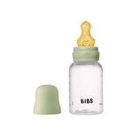Set complet Biberon Anticolici 150 ml cu Tetina din latex flux lent, Sage, Bibs