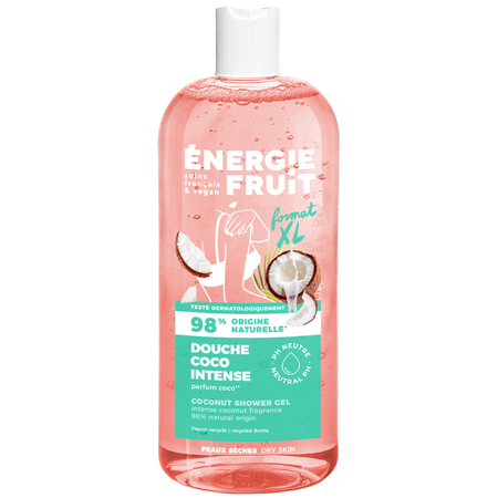 Gel de dus nutritiv pentru piele foarte uscata, Ulei de cocos, 500, Energie Fruit