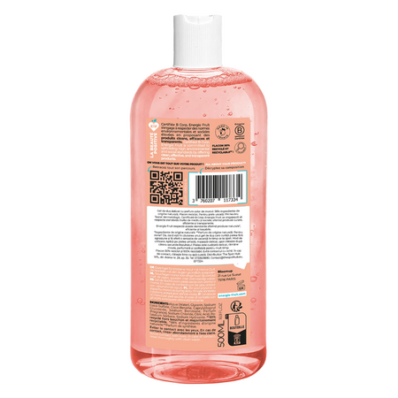Gel de dus hidratant pentru piele uscata, Ulei de monoi, 500 ml, Energie Fruit 775312