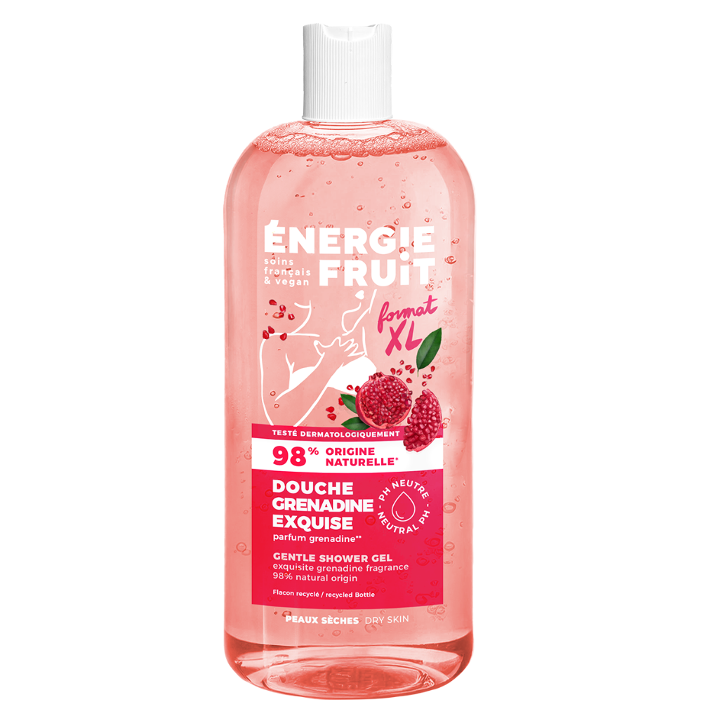 Gel de dus revitalizant, Grenadine, 500 ml, Energie Fruit