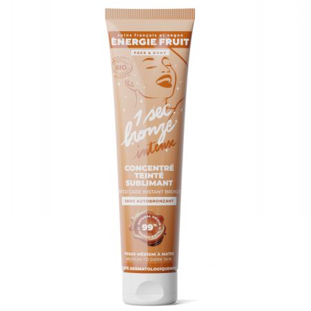 Lotiune iluminatoare cu efect de bronz instant, Mediu-Inchis, 100 ml, Energie Fruit