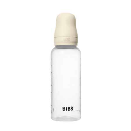 Set complet Biberon Anticolici 270 ml cu Tetina din silicon flux mediu, Ivory, Bibs 730143
