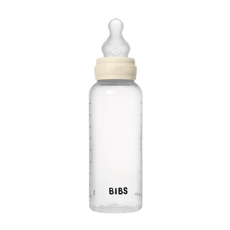 Set complet Biberon Anticolici 270 ml cu Tetina din silicon flux mediu, Ivory, Bibs 730142