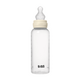 Set complet Biberon Anticolici 270 ml cu Tetina din silicon flux mediu, Ivory, Bibs 730142
