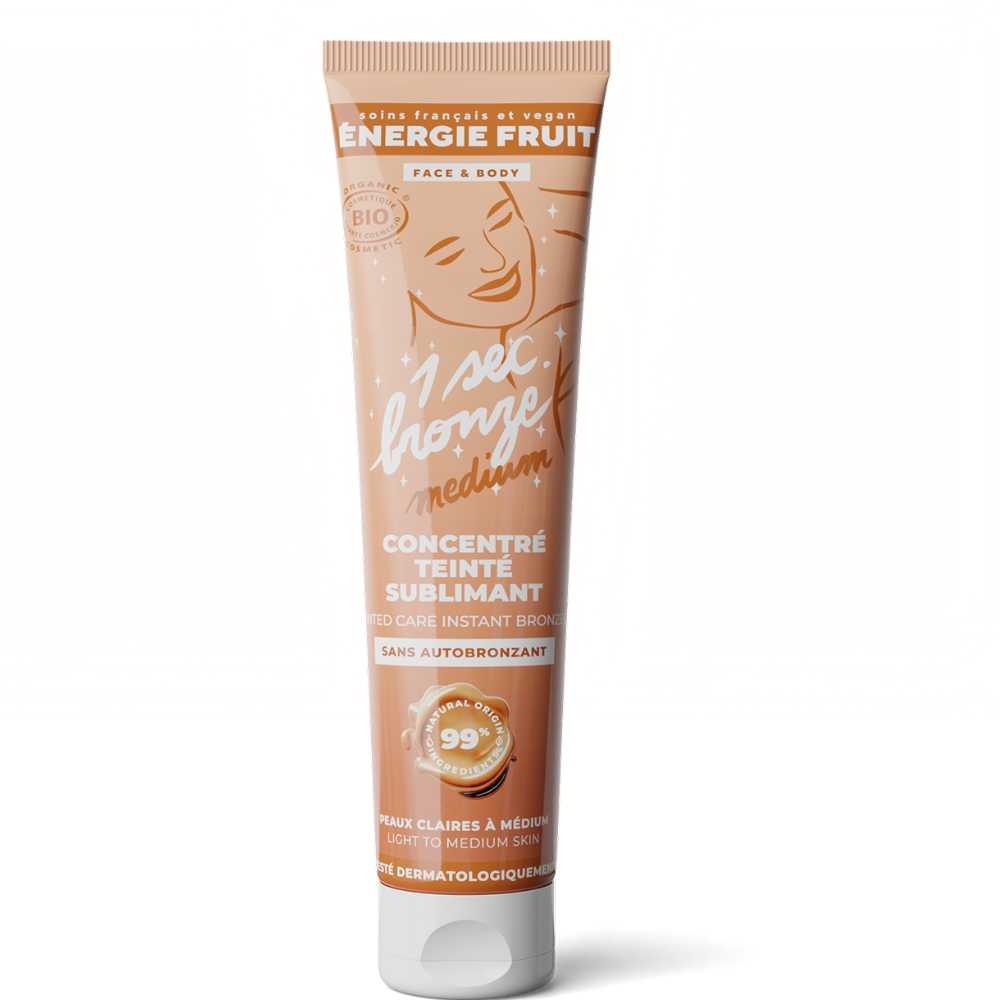 Lotiune iluminatoare cu efect de bronz instant, Deschis-Mediu, 100 ml, Energie Fruit