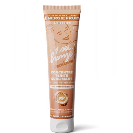 Lotiune iluminatoare cu efect de bronz instant, Deschis-Mediu, 100 ml, Energie Fruit