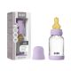 Set complet Biberon anticolici din sticla Boheme 120 ml cu Tetina din latex flux lent, Violet Sky, Bibs 730154