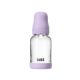 Set complet Biberon anticolici din sticla Boheme 120 ml cu Tetina din latex flux lent, Violet Sky, Bibs 730152